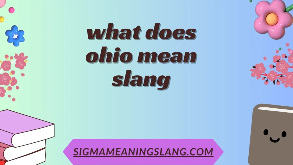 what does ohio mean slang