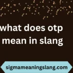 what does otp mean in slang