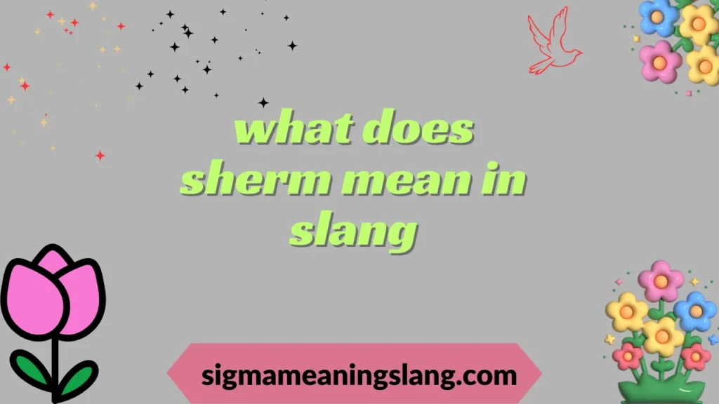 what does sherm mean in slang