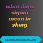 what does sigma mean in slang