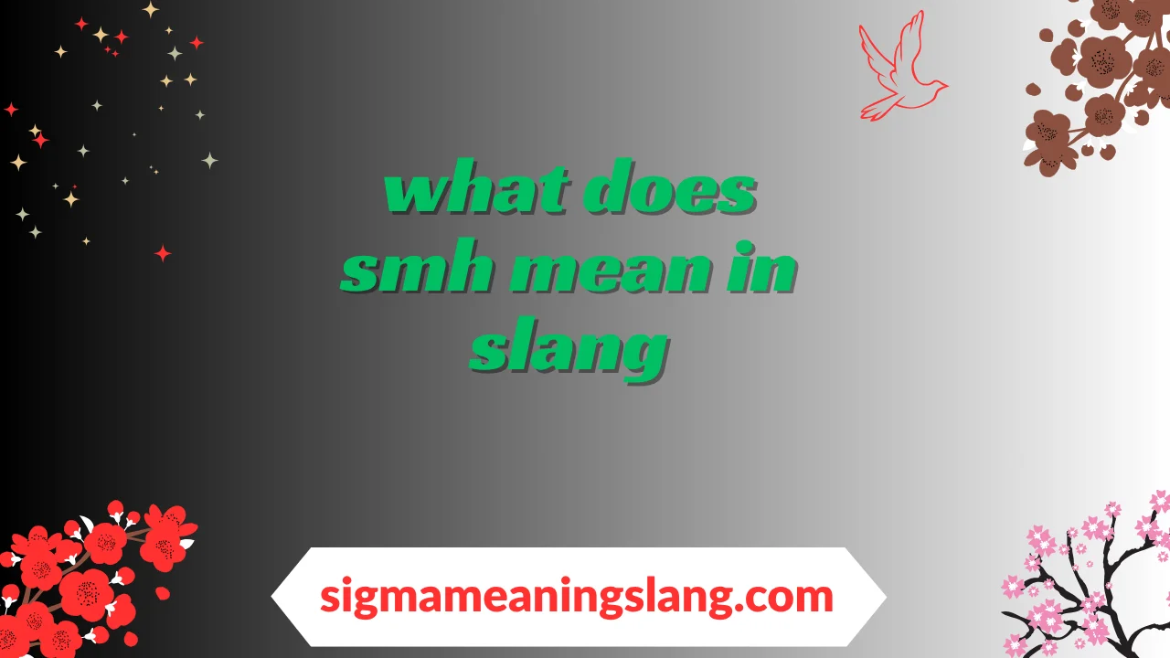 what does smh mean in slang