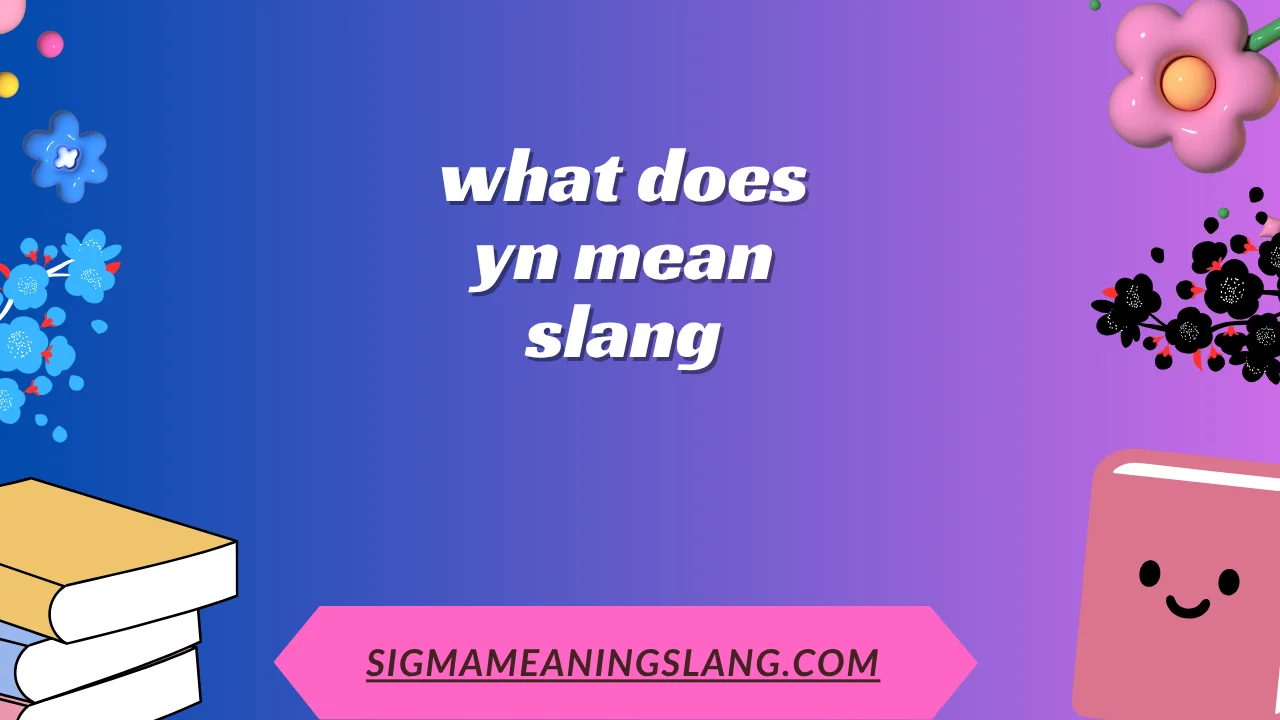what does yn mean slang
