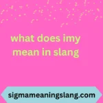 what does imy mean in slang