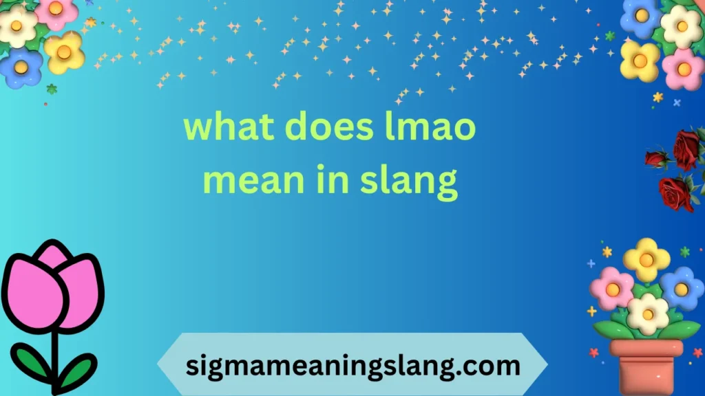 what does lmao mean in slang