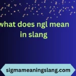what does ngl mean in slang