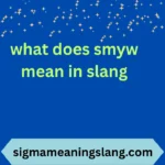 what does smyw mean in slang