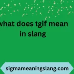 what does tgif mean in slang