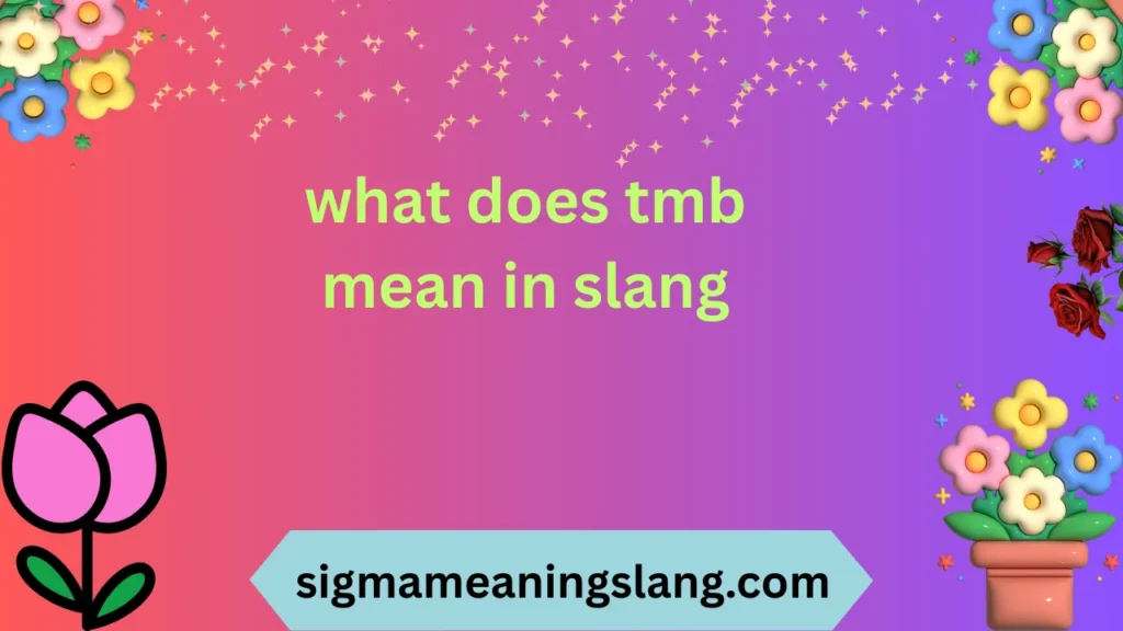 what does tmb mean in slang