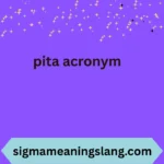 pita acronym