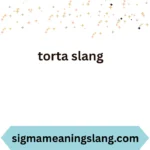 torta slang