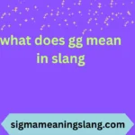 what does gg mean in slang