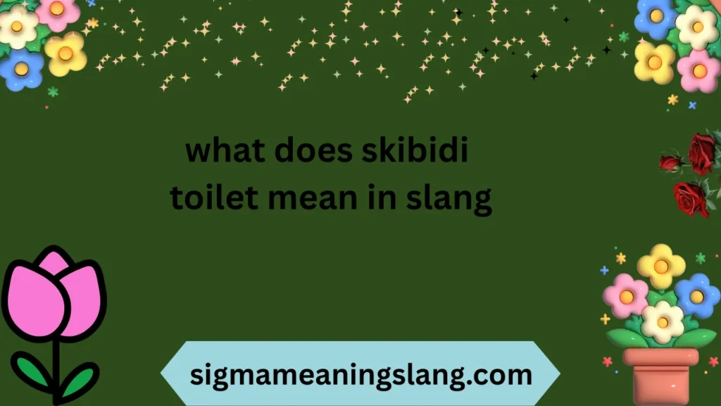 what does skibidi toilet mean in slang