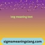 istg meaning text