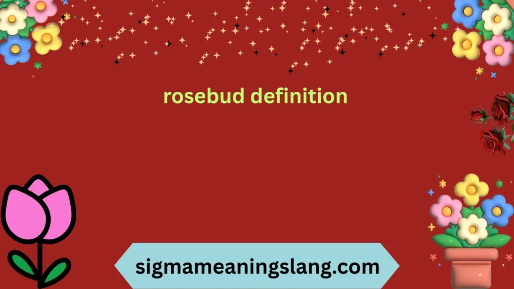 rosebud definition
