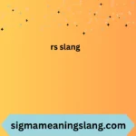 rs slang