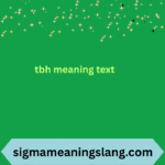 tbh meaning text