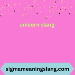 unicorn slang