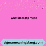 what does ftp mean
