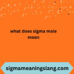what does sigma male mean