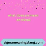 what does yn mean on tiktok