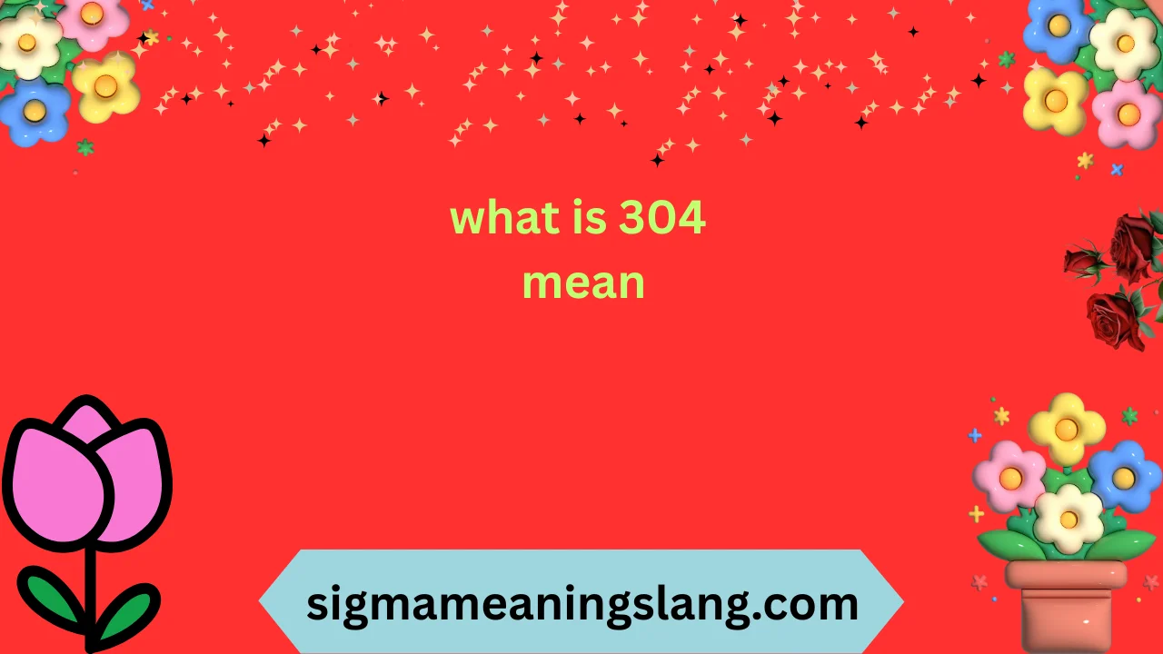 what is 304 mean