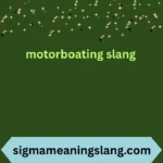 motorboating slang