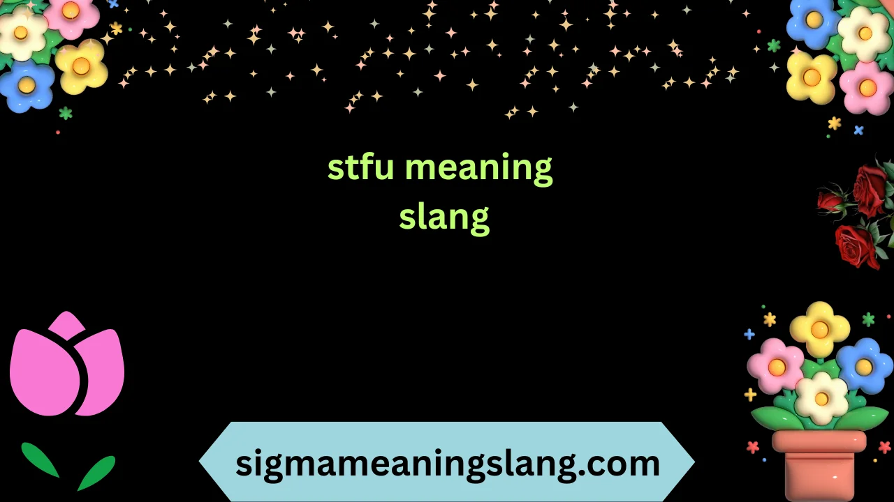 stfu meaning slang