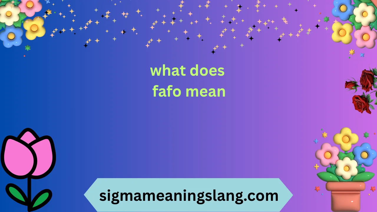 what does fafo mean