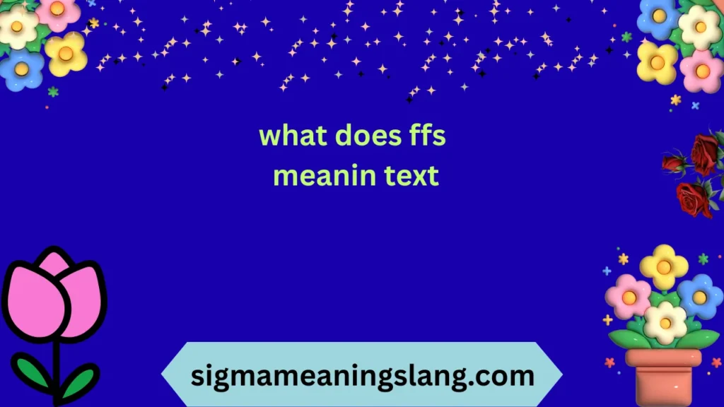 what does ffs mean