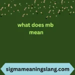 what does mb mean