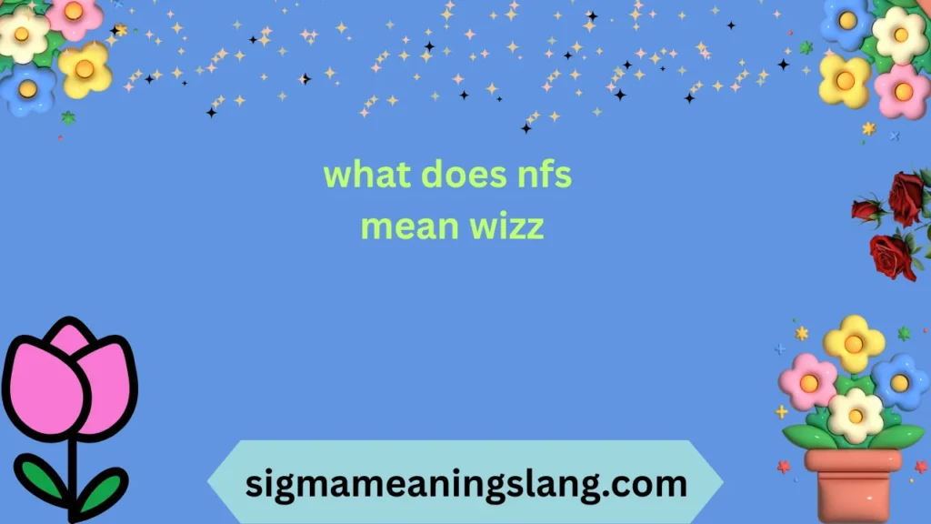 what does nfs mean wizz