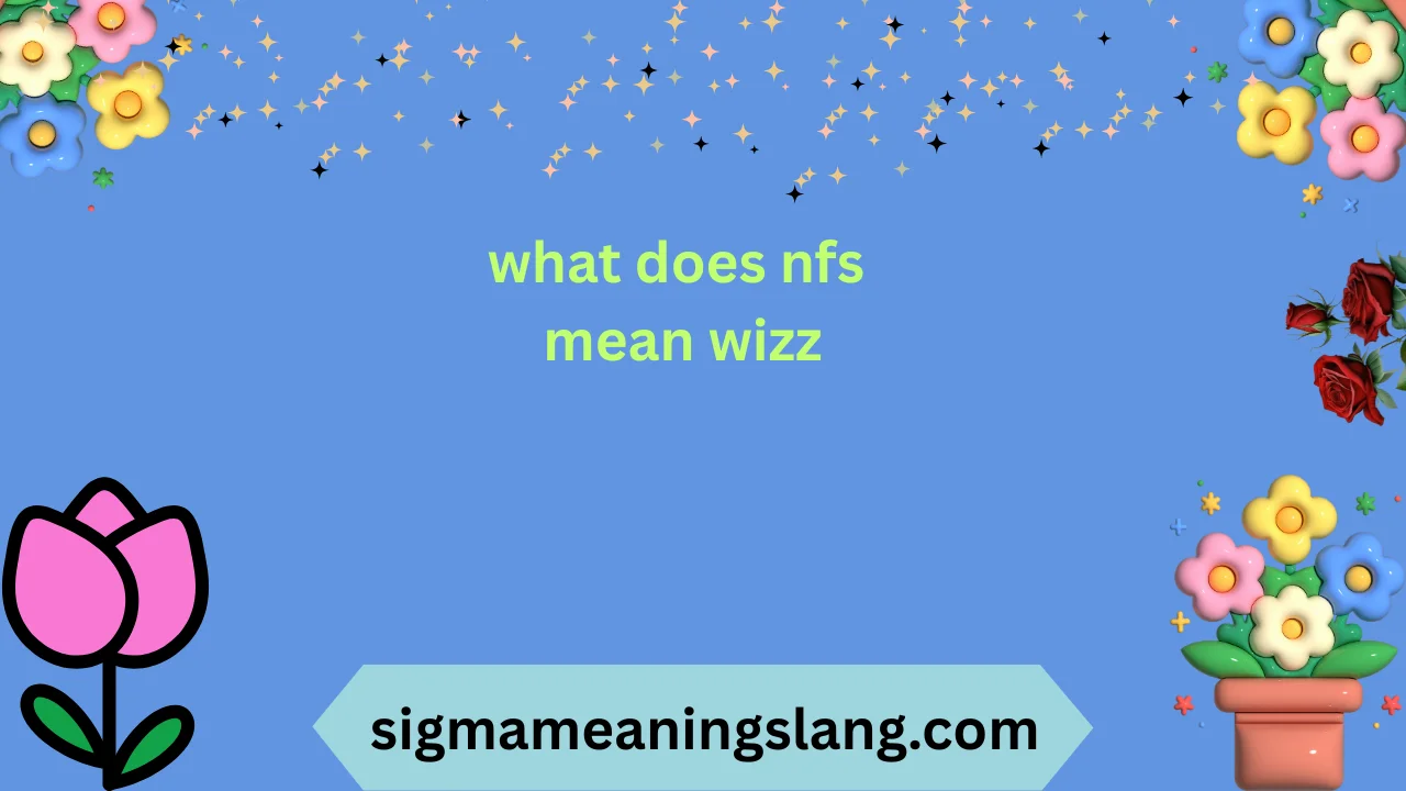 what does nfs mean wizz