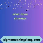 what does sn mean
