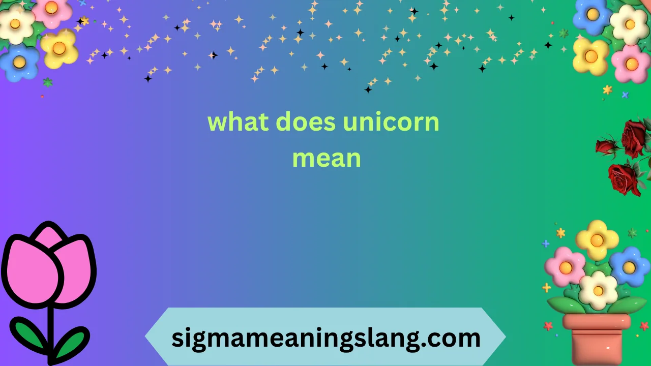 what does unicorn mean