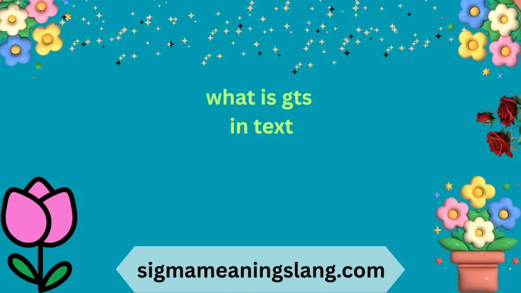what is gts in text