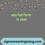 wtv full form in chat