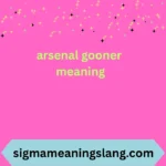 arsenal gooner meaning