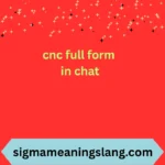 cnc full form in chat