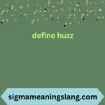 define huzz
