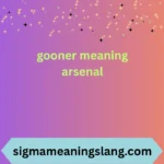 gooner meaning arsenal
