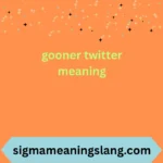 gooner twitter meaning