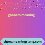 gooners meaning