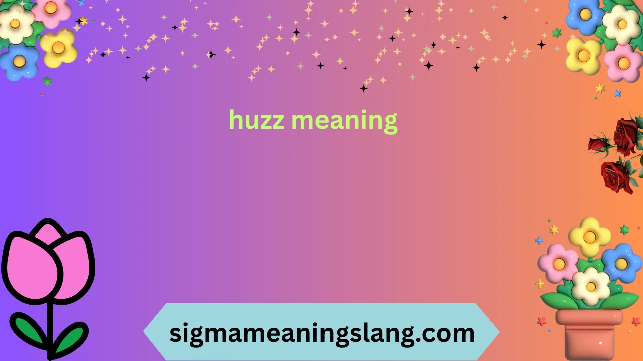 huzz meaning