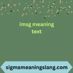 imsg meaning text