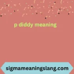p diddy meaning