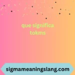 que significa tokms