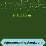 sh full form