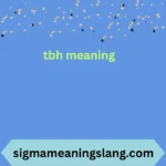 tbh meaning