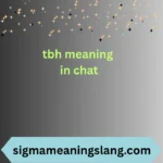 tbh meaning in chat