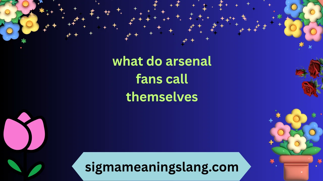 what do arsenal fans call themselves
